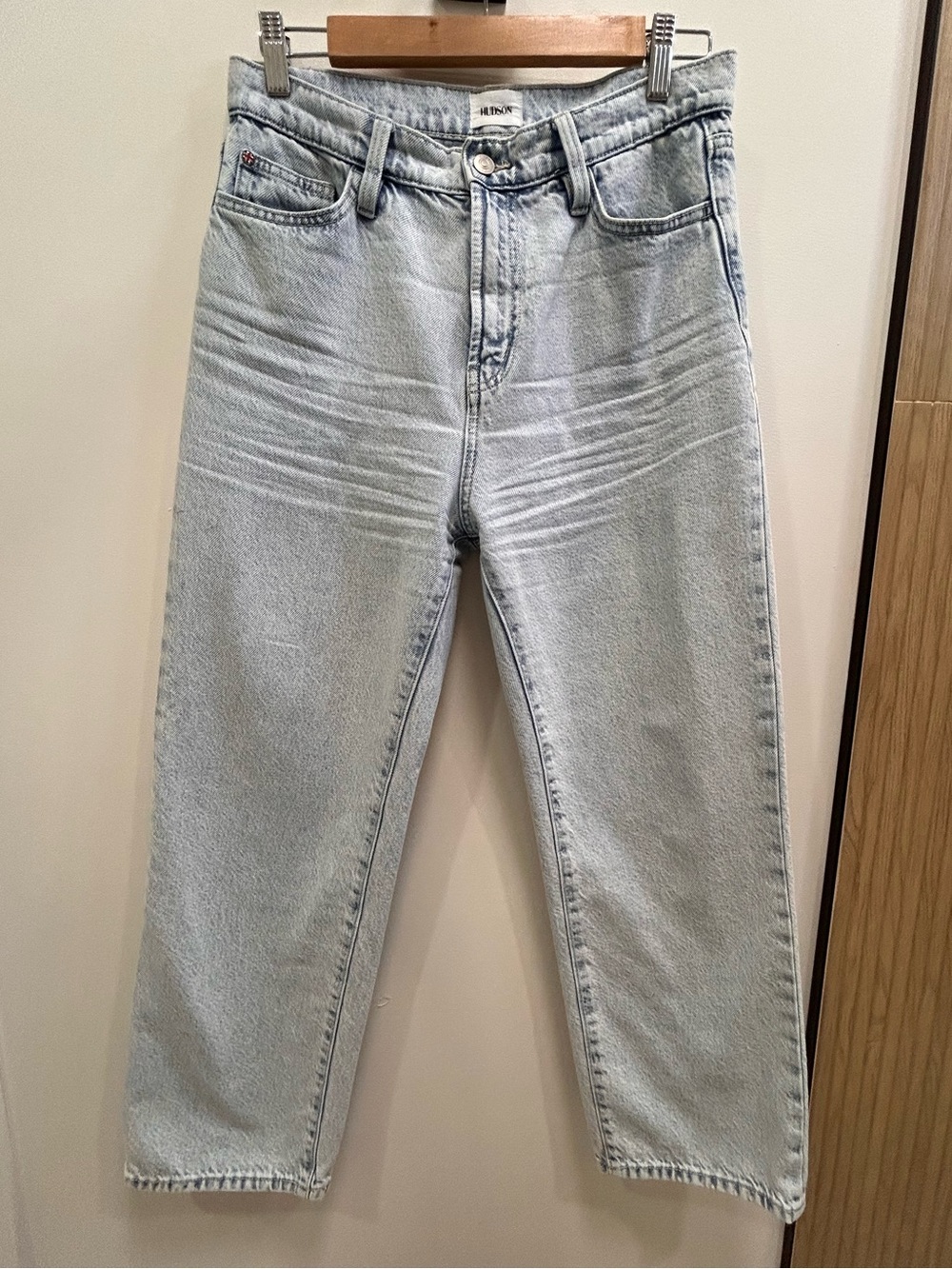 Hudson Jeans Noa High Rise Straight Leg Ankle Crop Jeans size 28